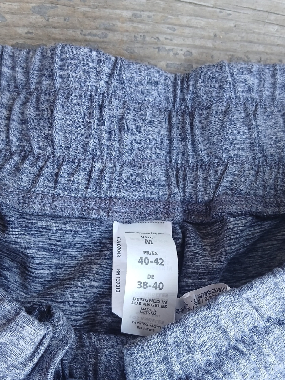Marika Women's Soft Athletic Gray Shorts Size Medium - Picture 3 of 4